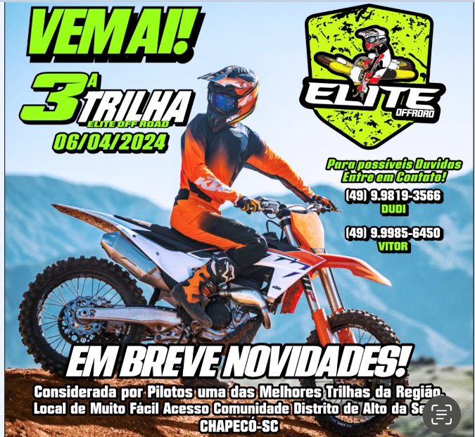 2ª Meia Trilha Tangará SC - Agenda Off Road