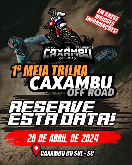 MX1  Cheio de atrações, trilhão em Santa Catarina reúne 1.473 inscritos